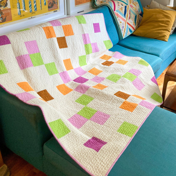 Dolly Mix Throw Quilt