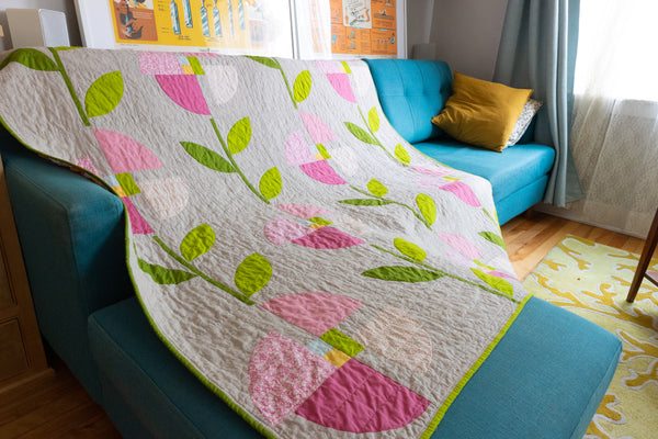 Wildflower Meadow Throw Quilt