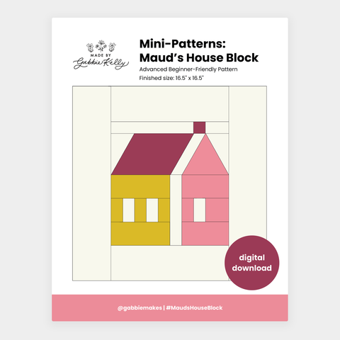 PDF Download - Mini Pattern Maud's House Block