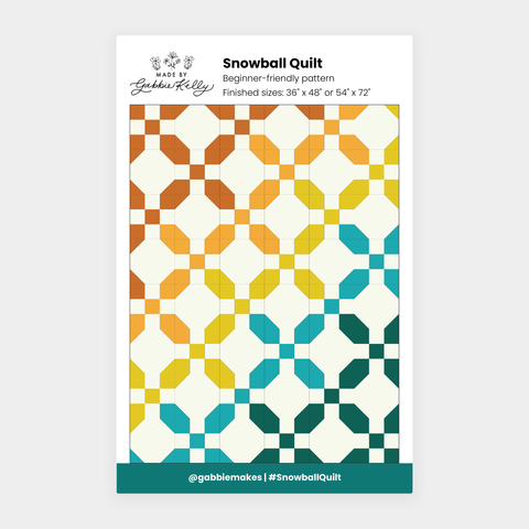 Paper Pattern - Snowball Quilt